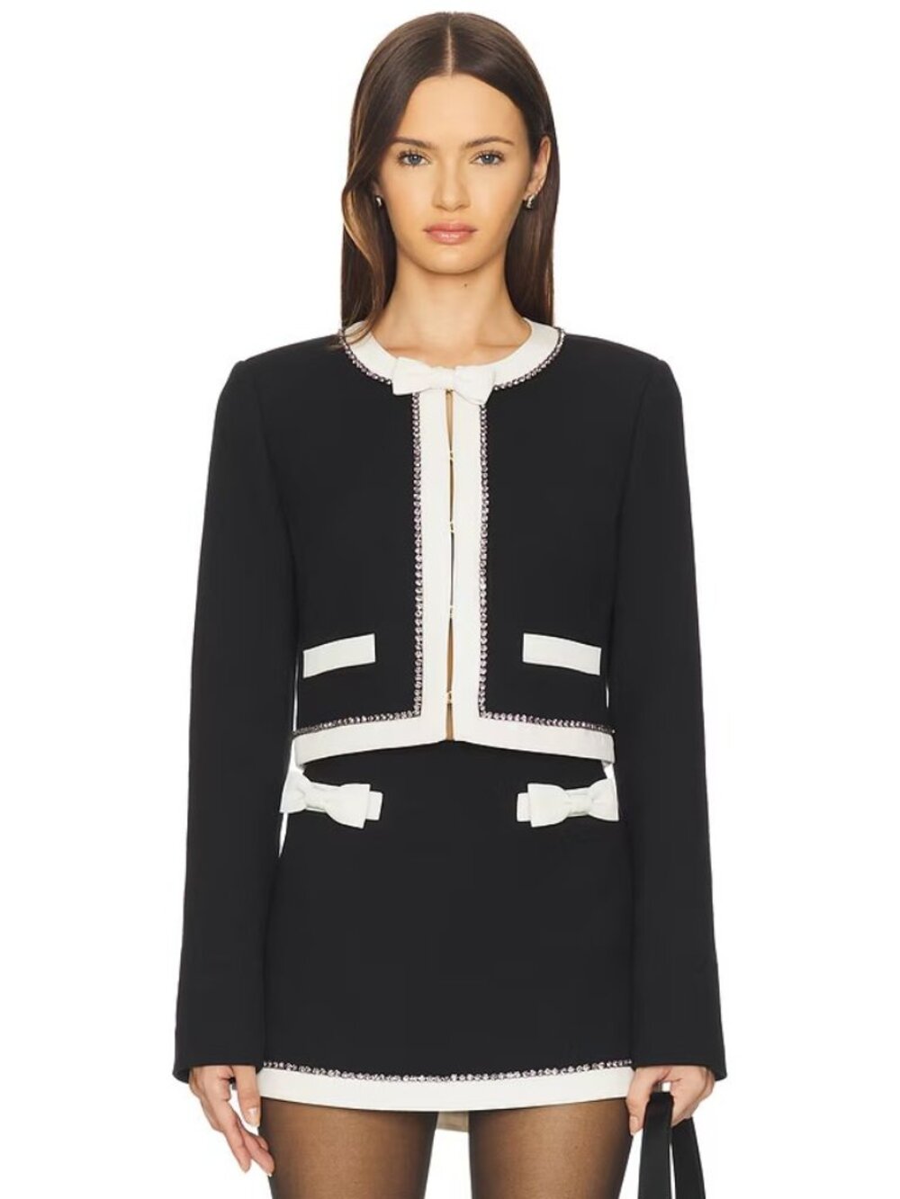 LoveShackFancy Ralphette Jacket in Black